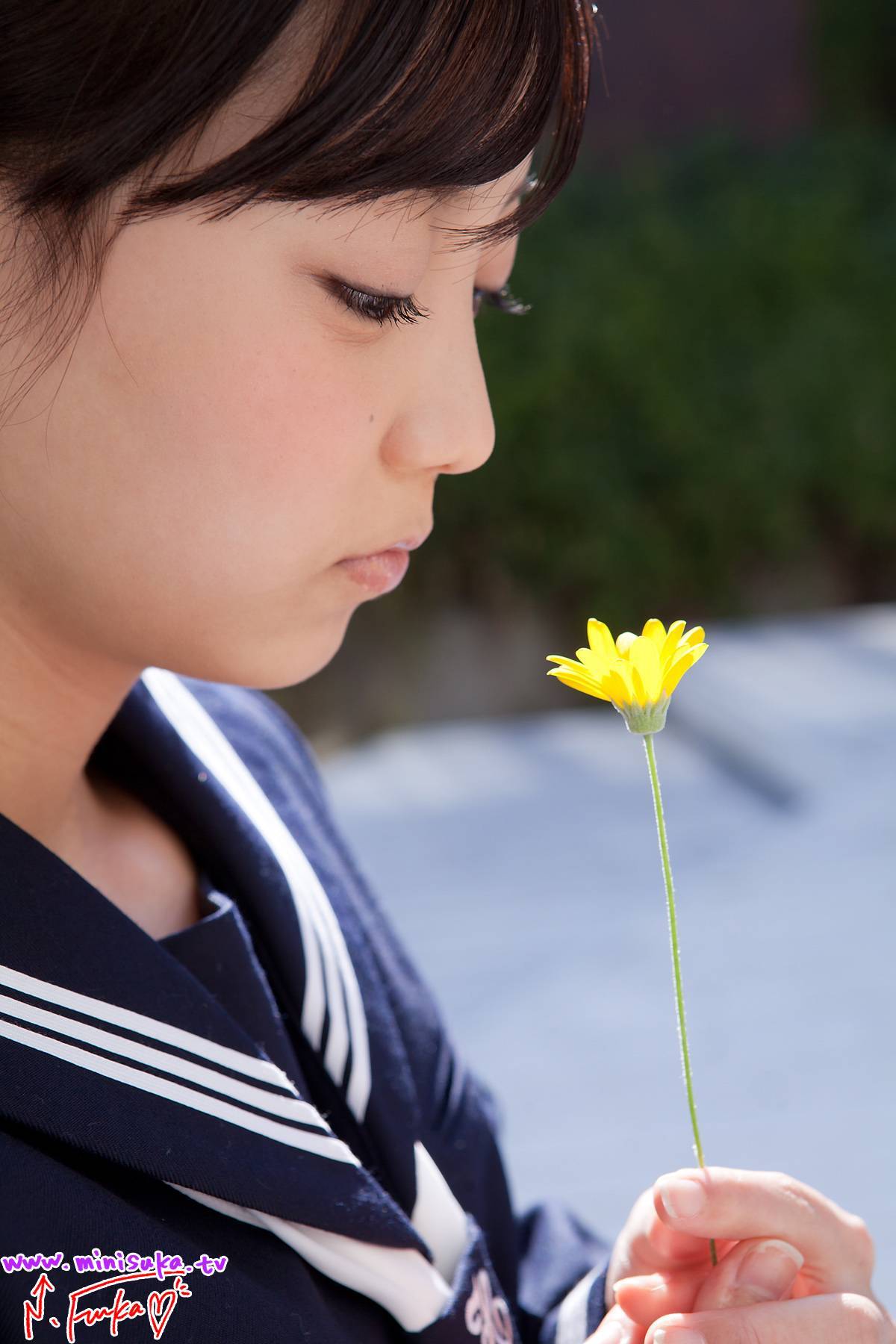 [Minisuka.tv]  西浜ふうか Fuuka Nishihama 美女校服诱惑